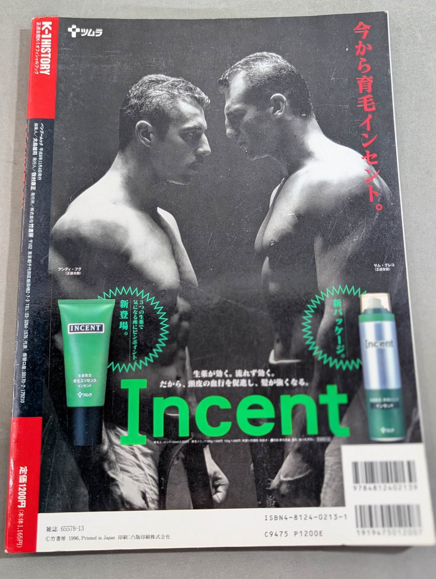 K-1 HISTORY Shodo Kaikan K-1 Official Book