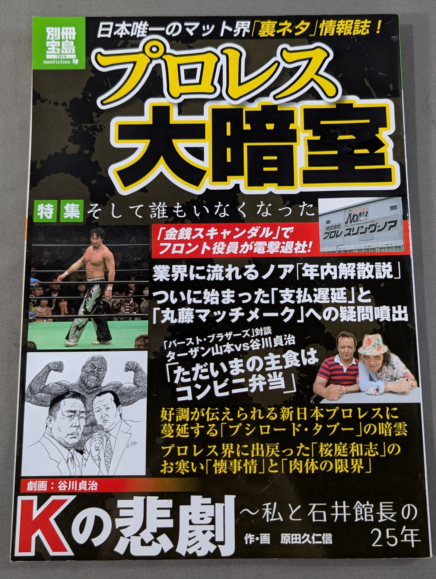 Bessatsu Takarajima 1914 Pro Wrestling Large Darkroom: NOAH's 'Disbandment Rumors Leak Within the Year' Circulating in the Industry