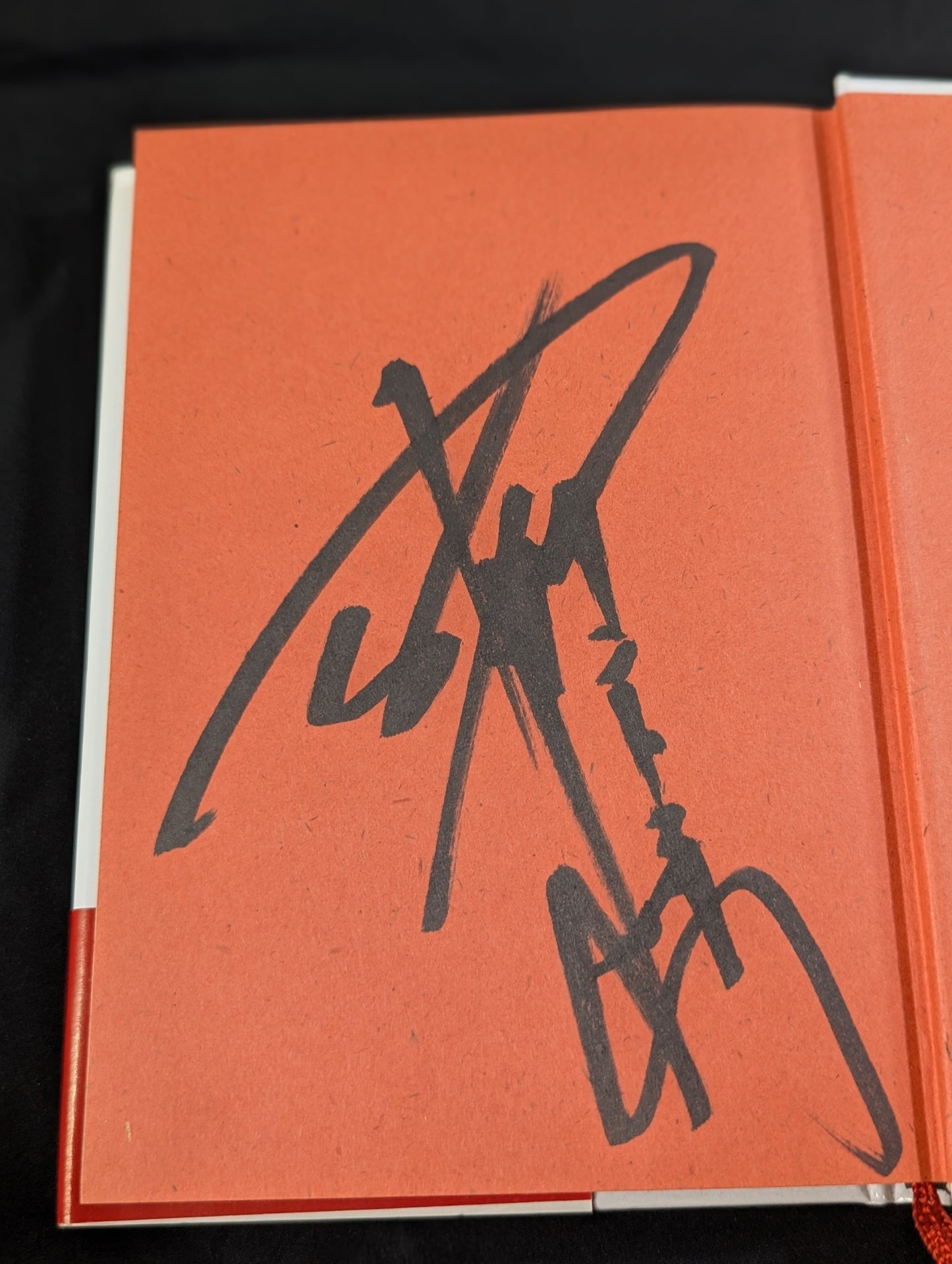 【Antonio Inoki hand signed autograph  (no fighting spirit) ] Fighting spirit record