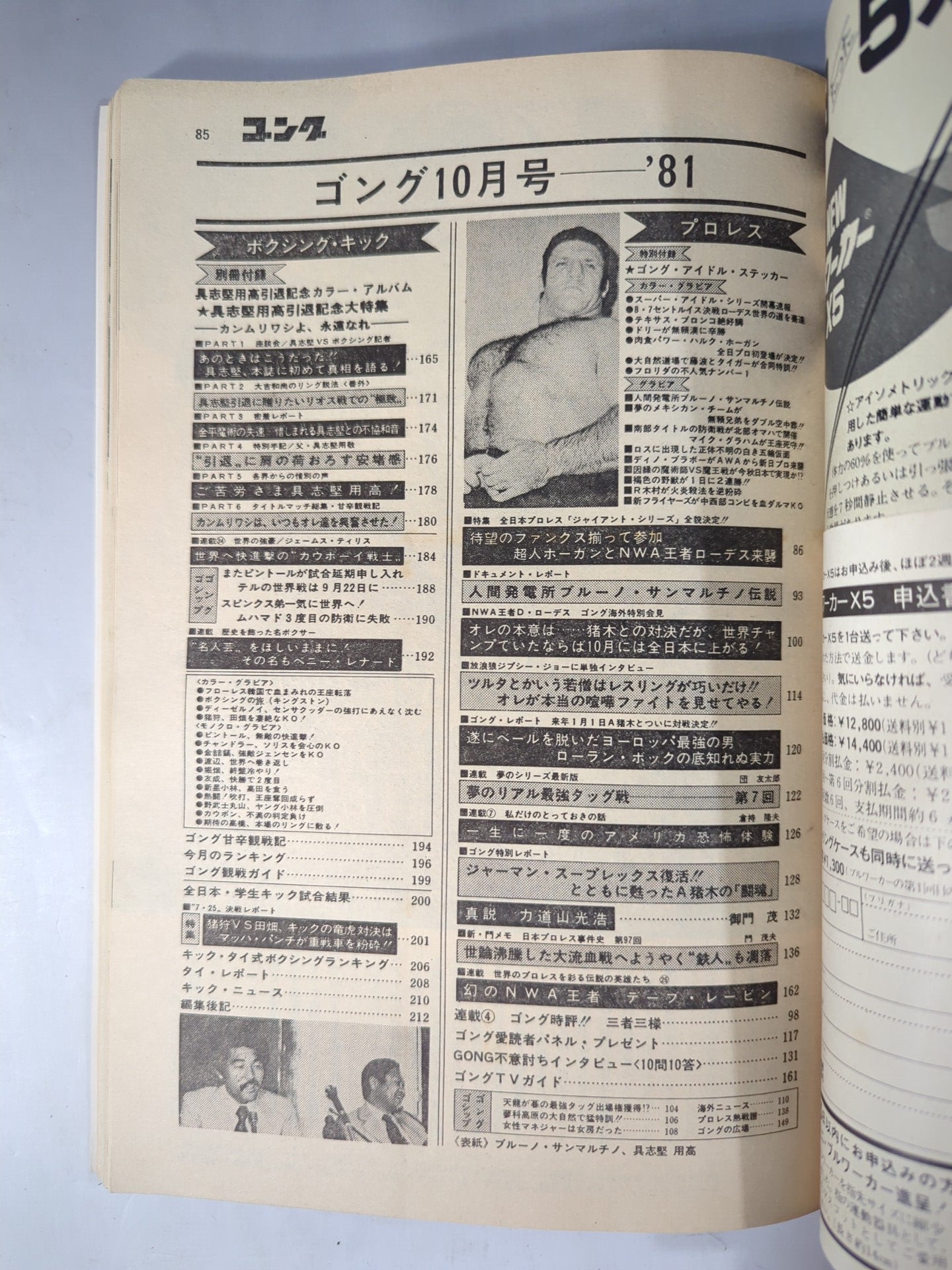 月刊ゴングVol.14 No.10