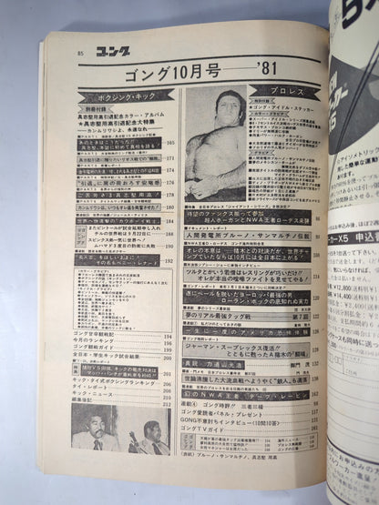 月刊ゴングVol.14 No.10
