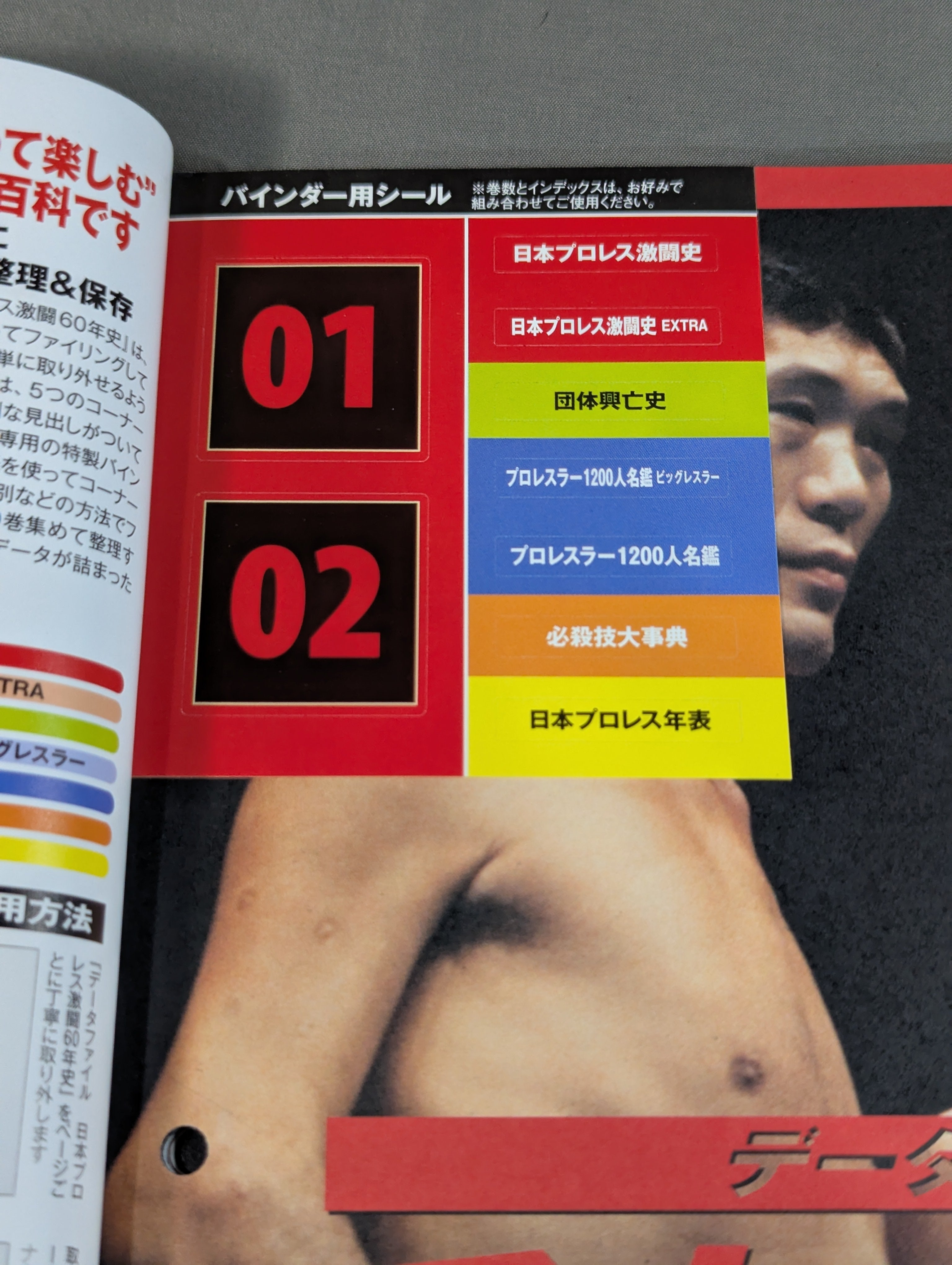 日本プロレス激闘60年史　1〜60巻　専用ファイル2個付 日本プロレス激闘60年史 (1)