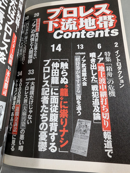 別冊宝島1599 プロレス下流地帯