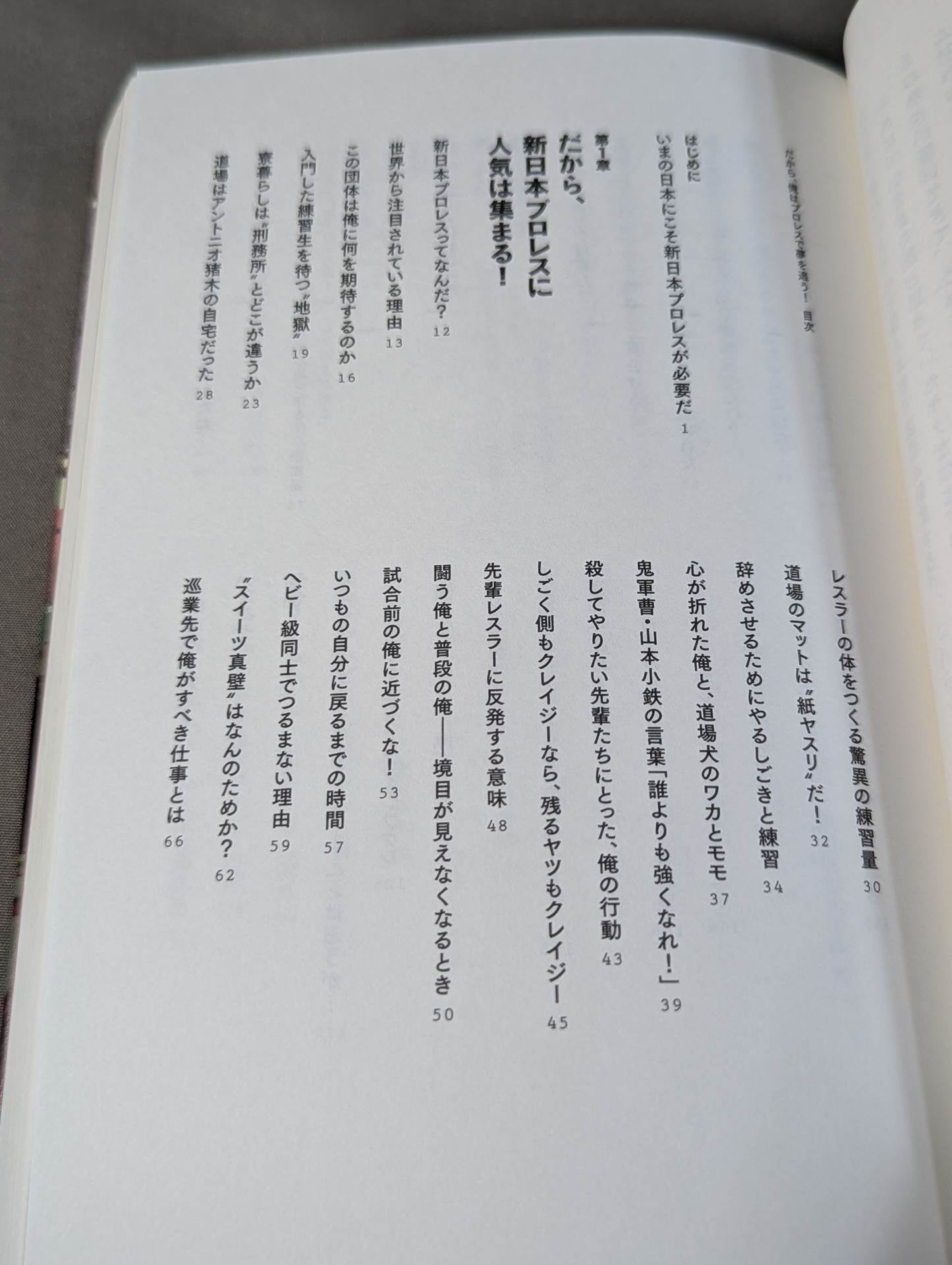 Togi Makabe  So, I'm Chase your dreams with Pro Wrestling!