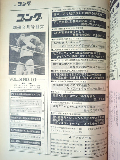 別冊ゴングVol.8 No.10