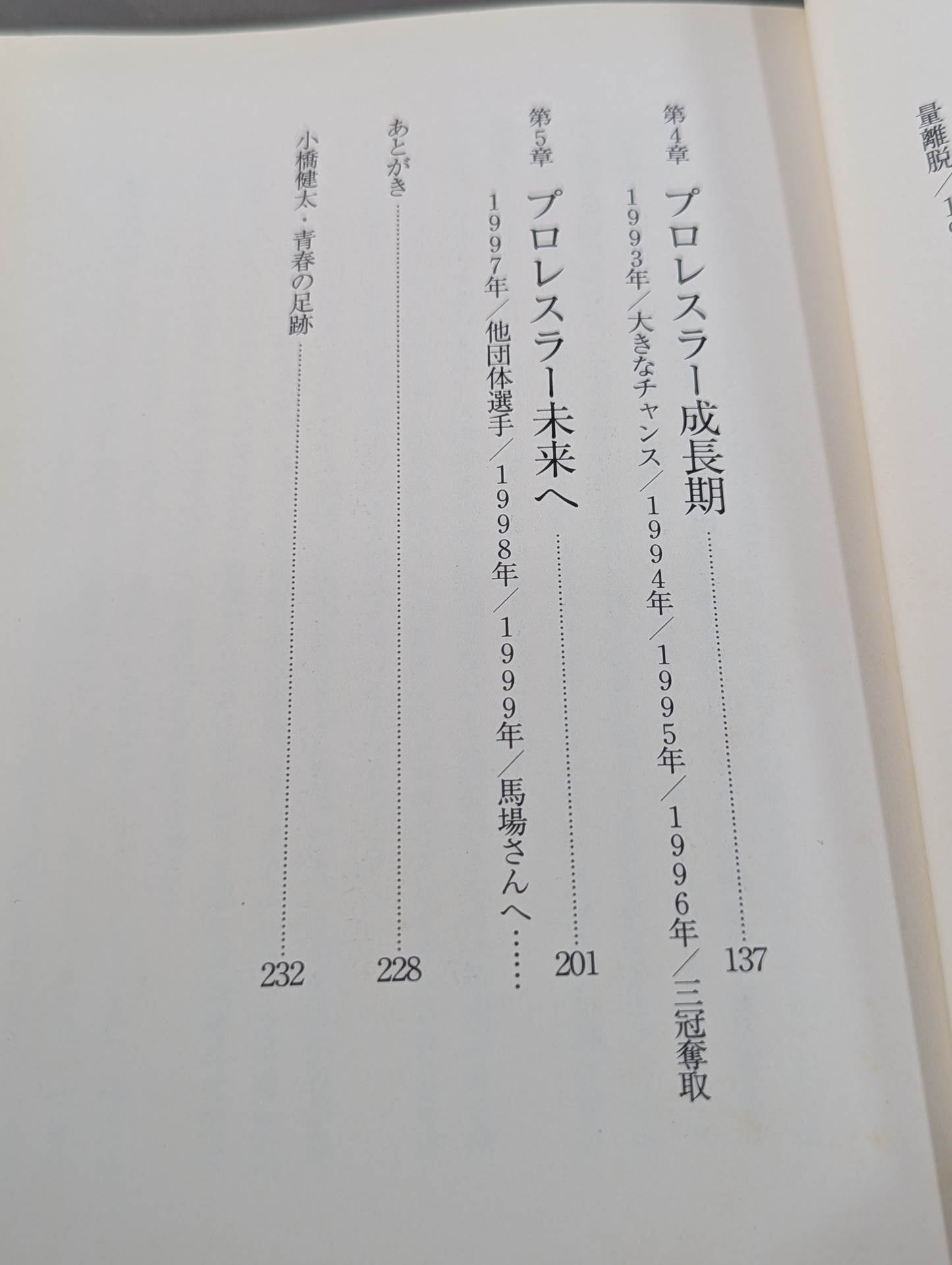 小橋健太 青春自伝 熱き握り拳