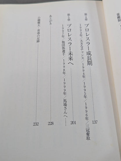 小橋健太 青春自伝 熱き握り拳