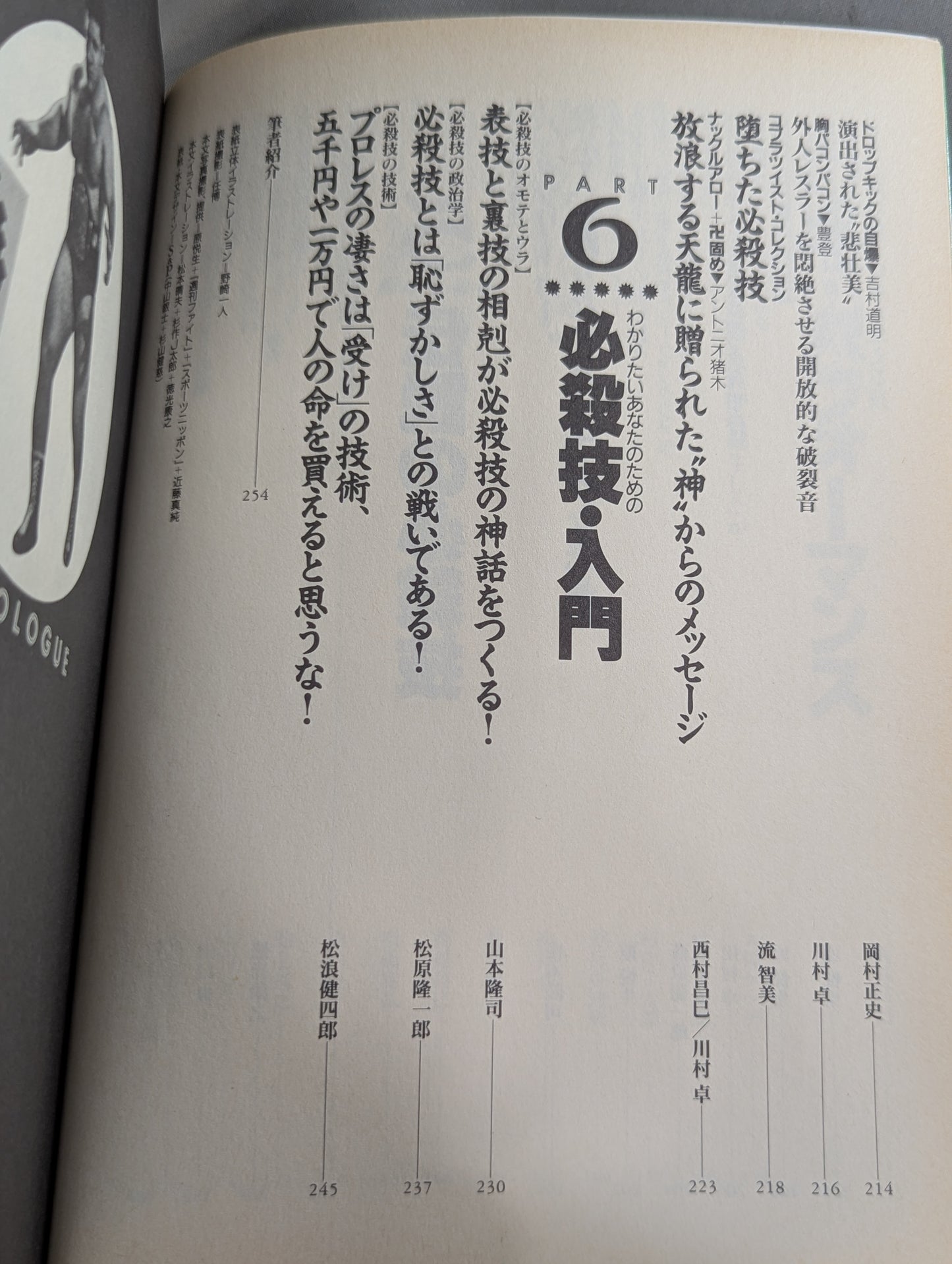 別冊宝島185 プロレス必殺技読本 完全保存版 永遠の必殺技100