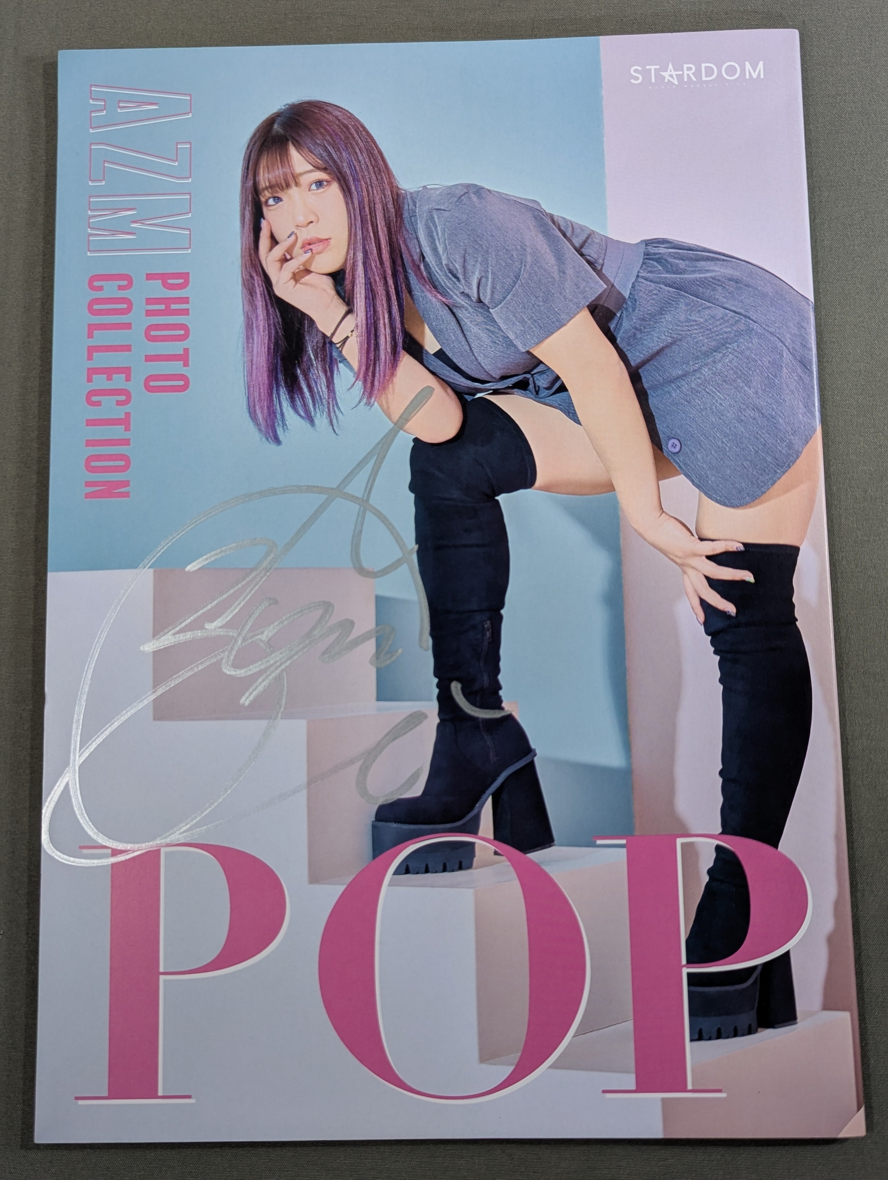 直筆サイン入り】AZM 写真集 POP – 闘道館