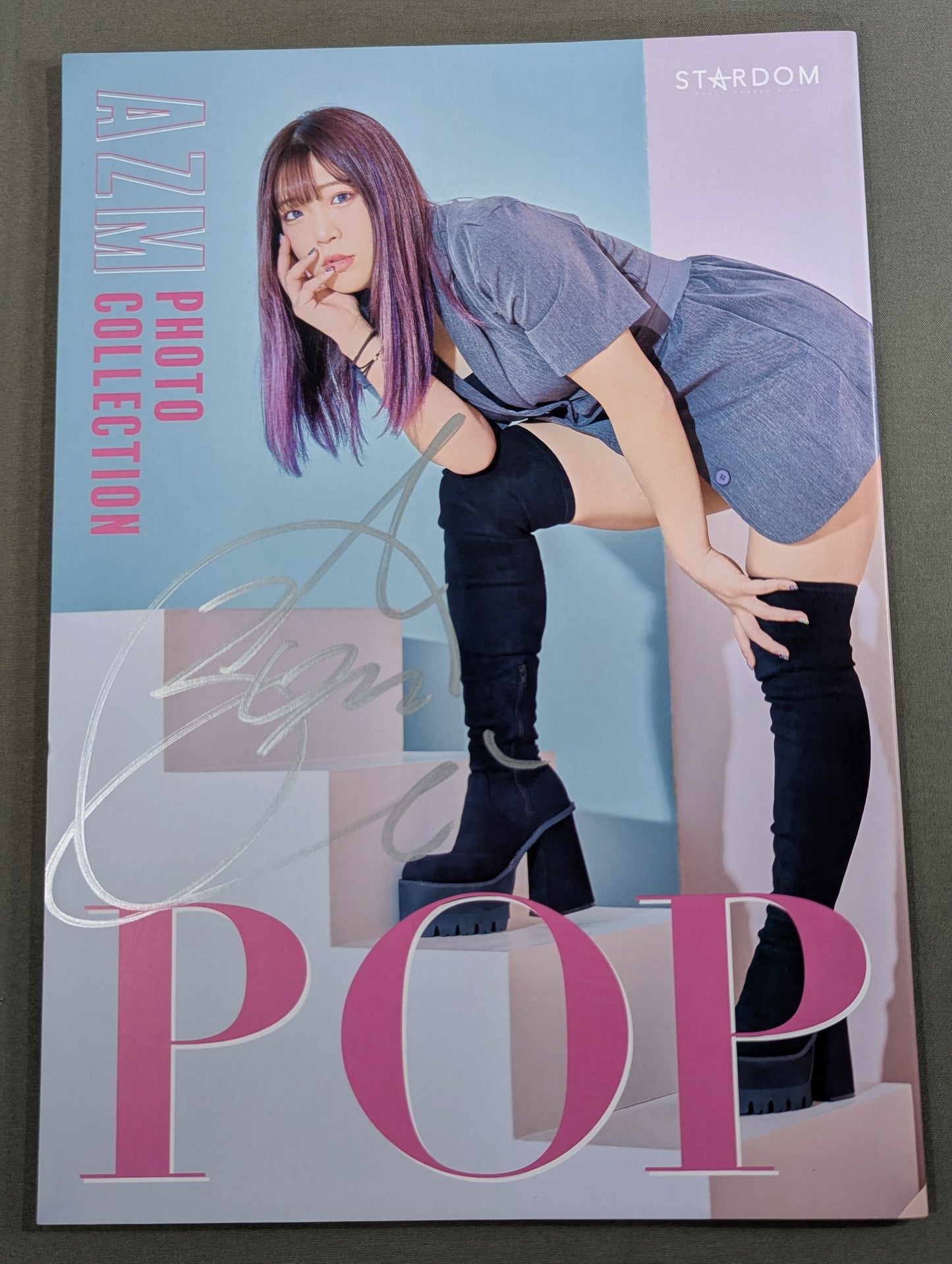 【hand signed autograph】 AZM photo Set POP