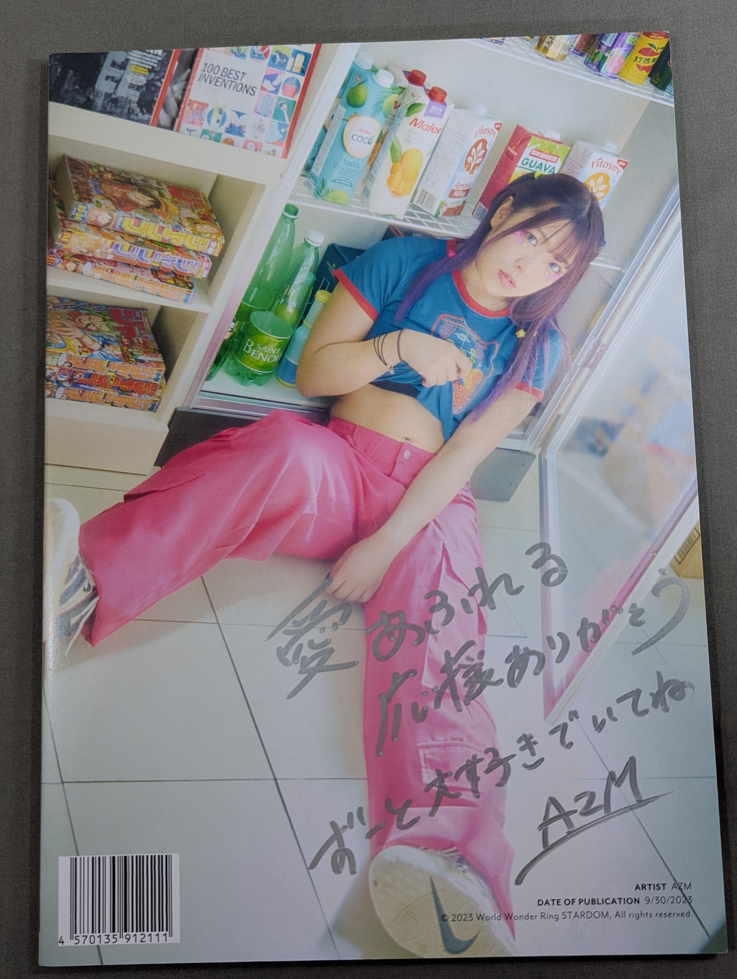【hand signed autograph】 AZM photo Set POP