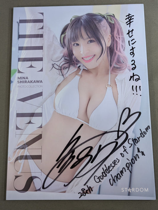 【直筆サイン入り】白川未奈 写真集 THE VENUS