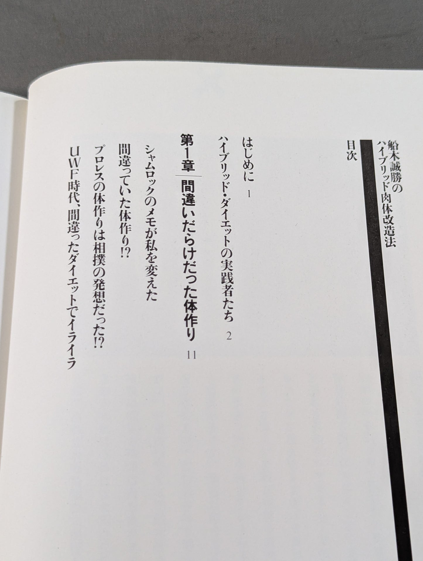 船木誠勝のハイブリッド肉体改造法