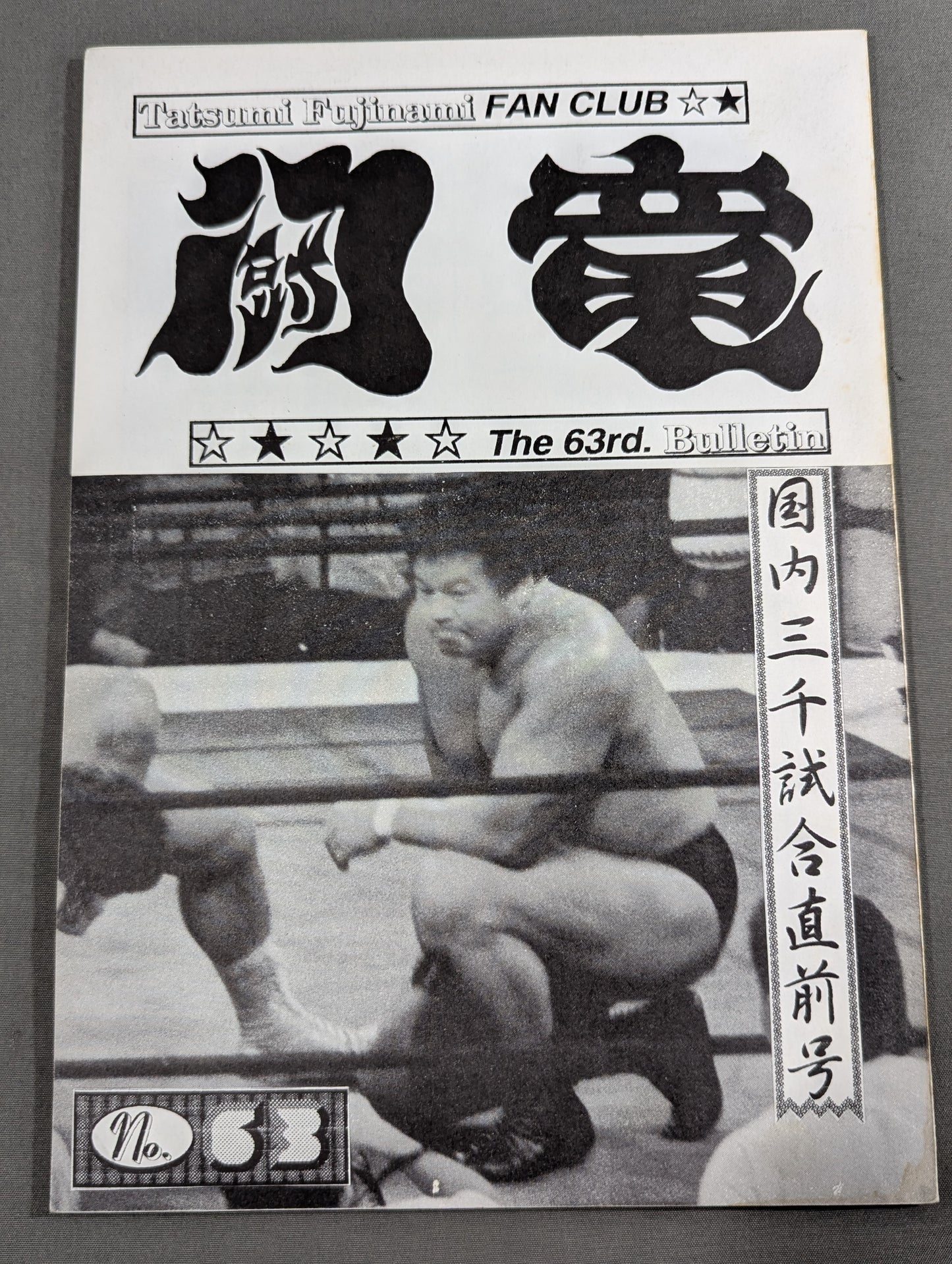★藤波辰爾ファンクラブ闘竜★ 会報第63号