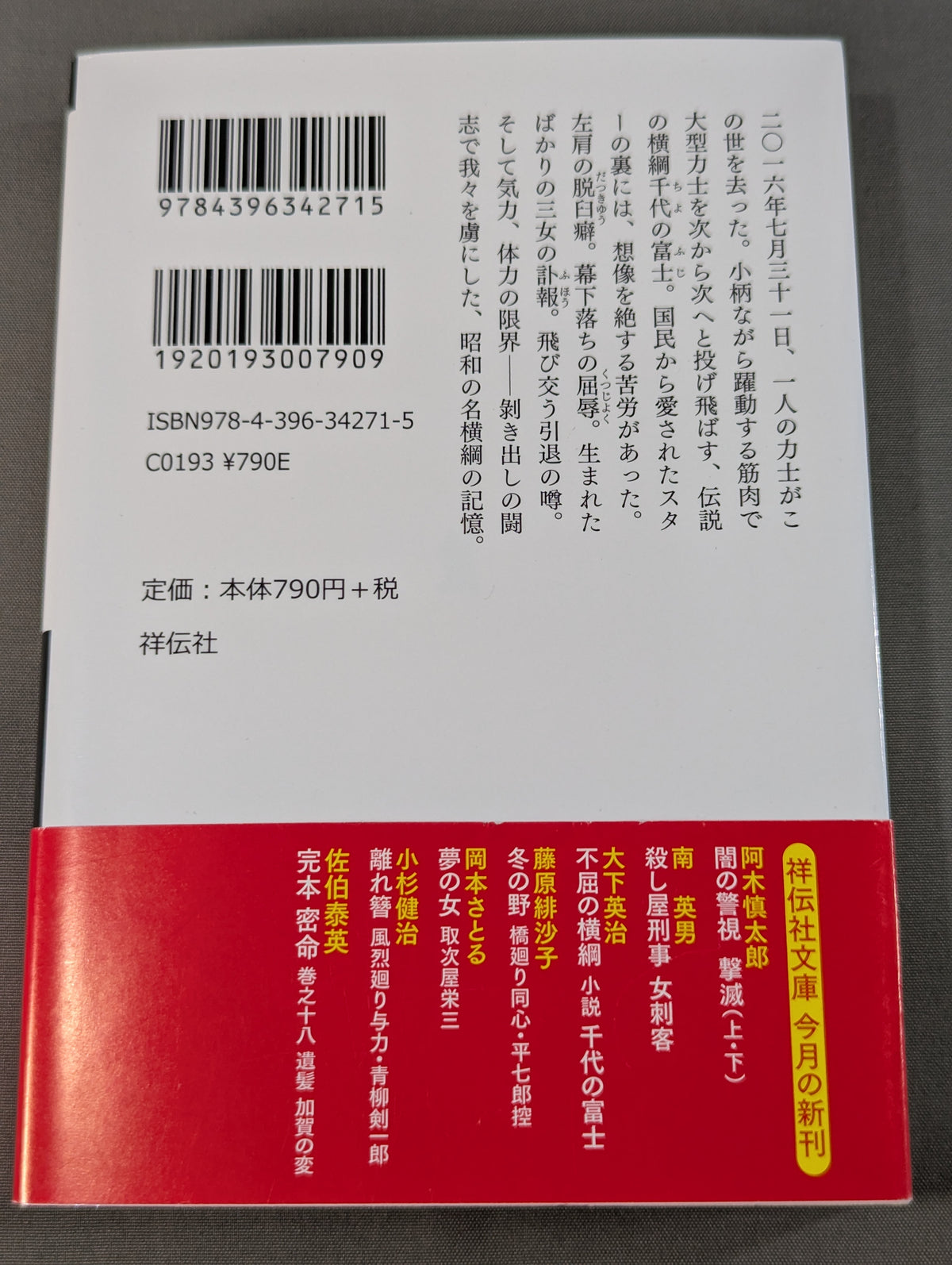 不屈の横綱 小説 千代の富士