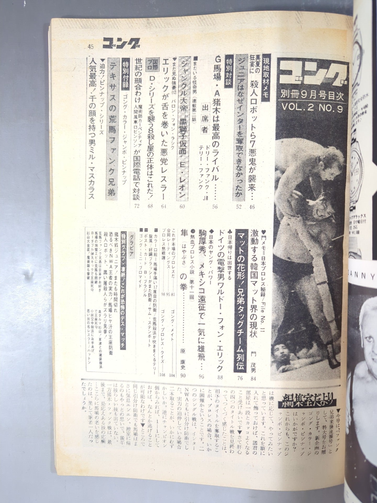 別冊ゴングVol.2 No.9
