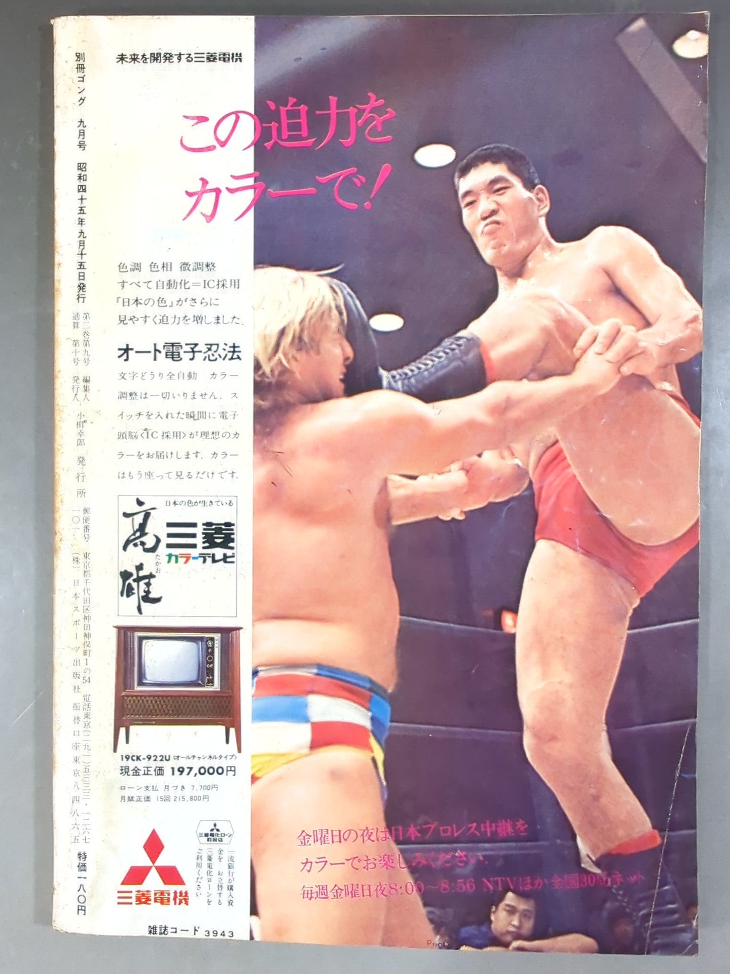 別冊ゴングVol.2 No.9