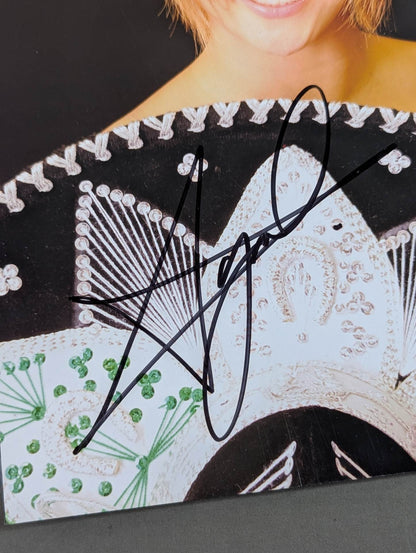 【Ayumi Kurihara  hand signed autograph 】FOTOLIBRE de Mascara Numero.7