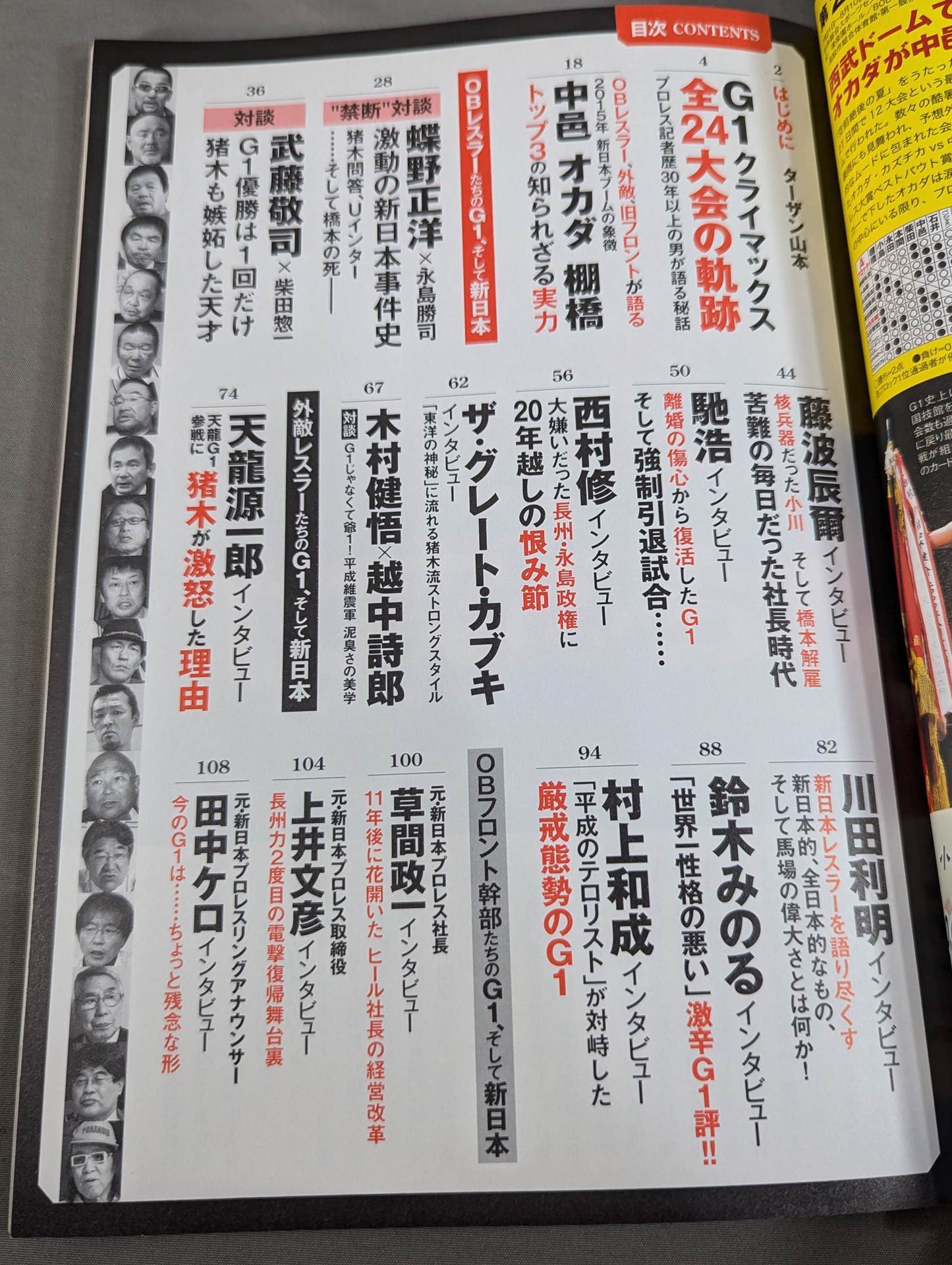 シリーズ 逆説のプロレス Vol.2 徹底追跡 大特集! 新日本プロレスG1 CLIMAX! 25年 全事件の真相