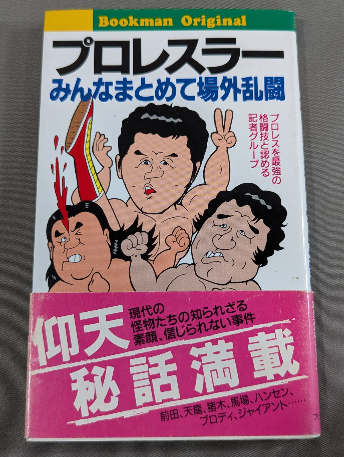 プロレスラーみんなまとめて場外乱闘