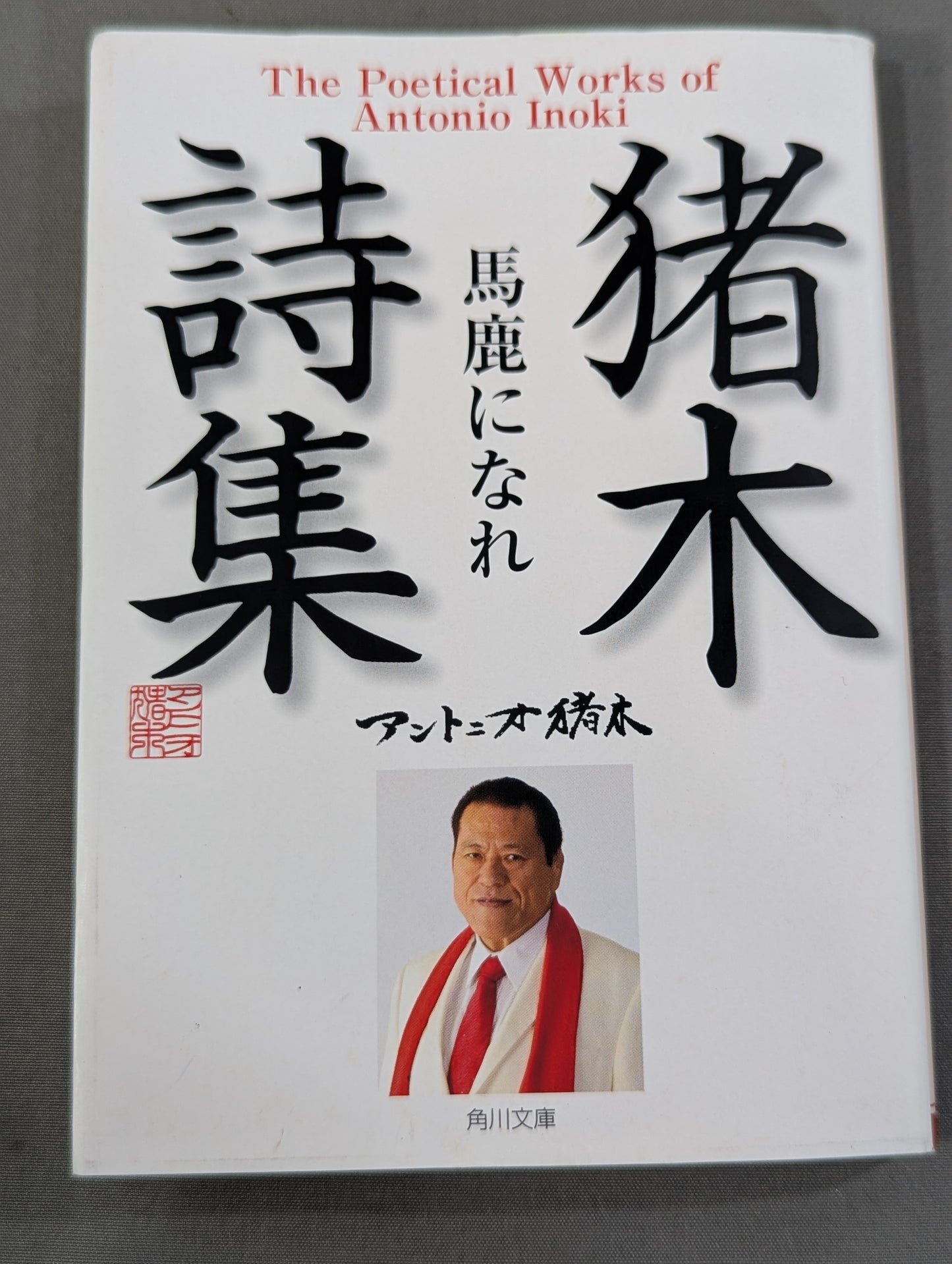 猪木詩集｢馬鹿になれ｣