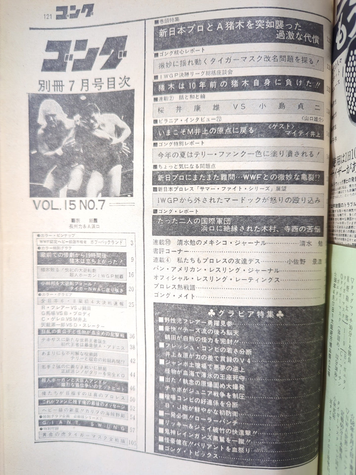 別冊ゴングVol.15 No.7