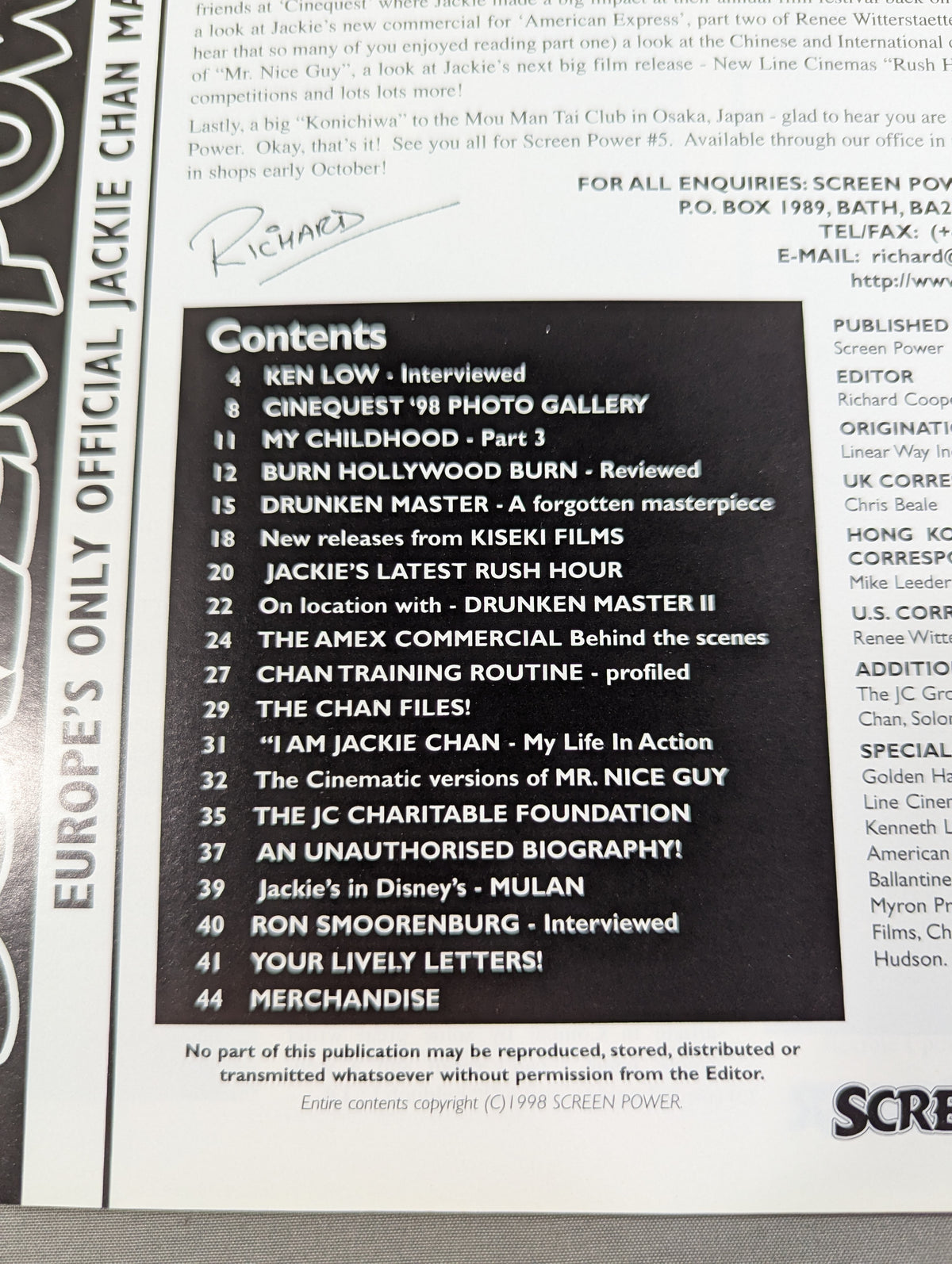 SCREEN POWER VOL.1 ISSUE.4