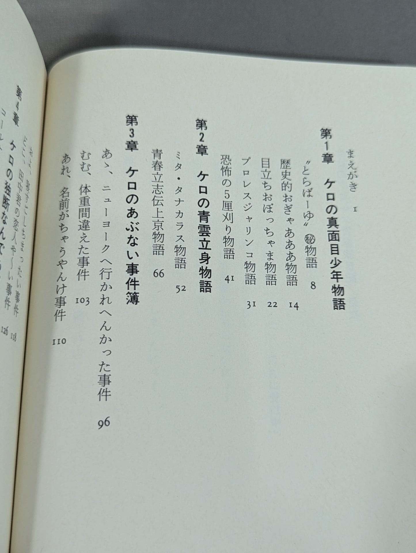 【hand signed autograph】 Kero's Pro Wrestling Youth Travel Diary