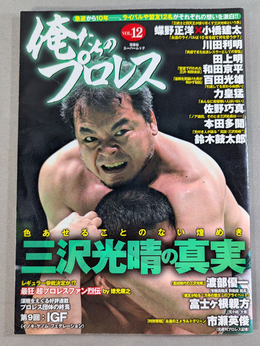 俺たちのプロレス VOL.12 三沢光晴の真実 急逝から10年―。ライバルや盟友12名がそれぞれの想いを激白!!