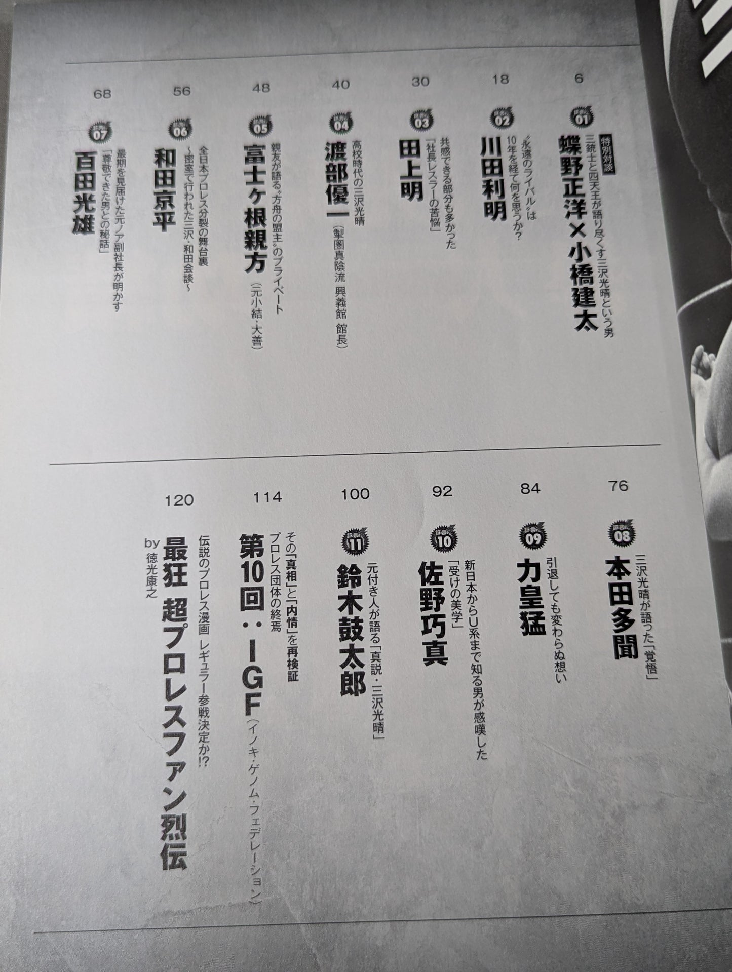 俺たちのプロレス VOL.12 三沢光晴の真実 急逝から10年―。ライバルや盟友12名がそれぞれの想いを激白!!