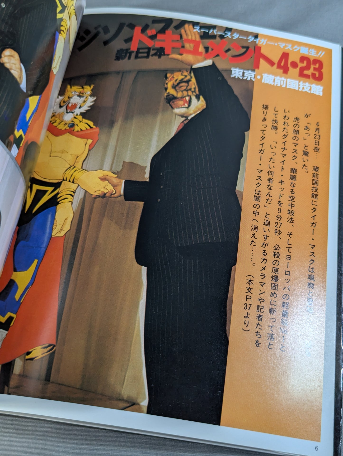 タイガーマスク 写真集 テレビ朝日ゴールデンアルバム