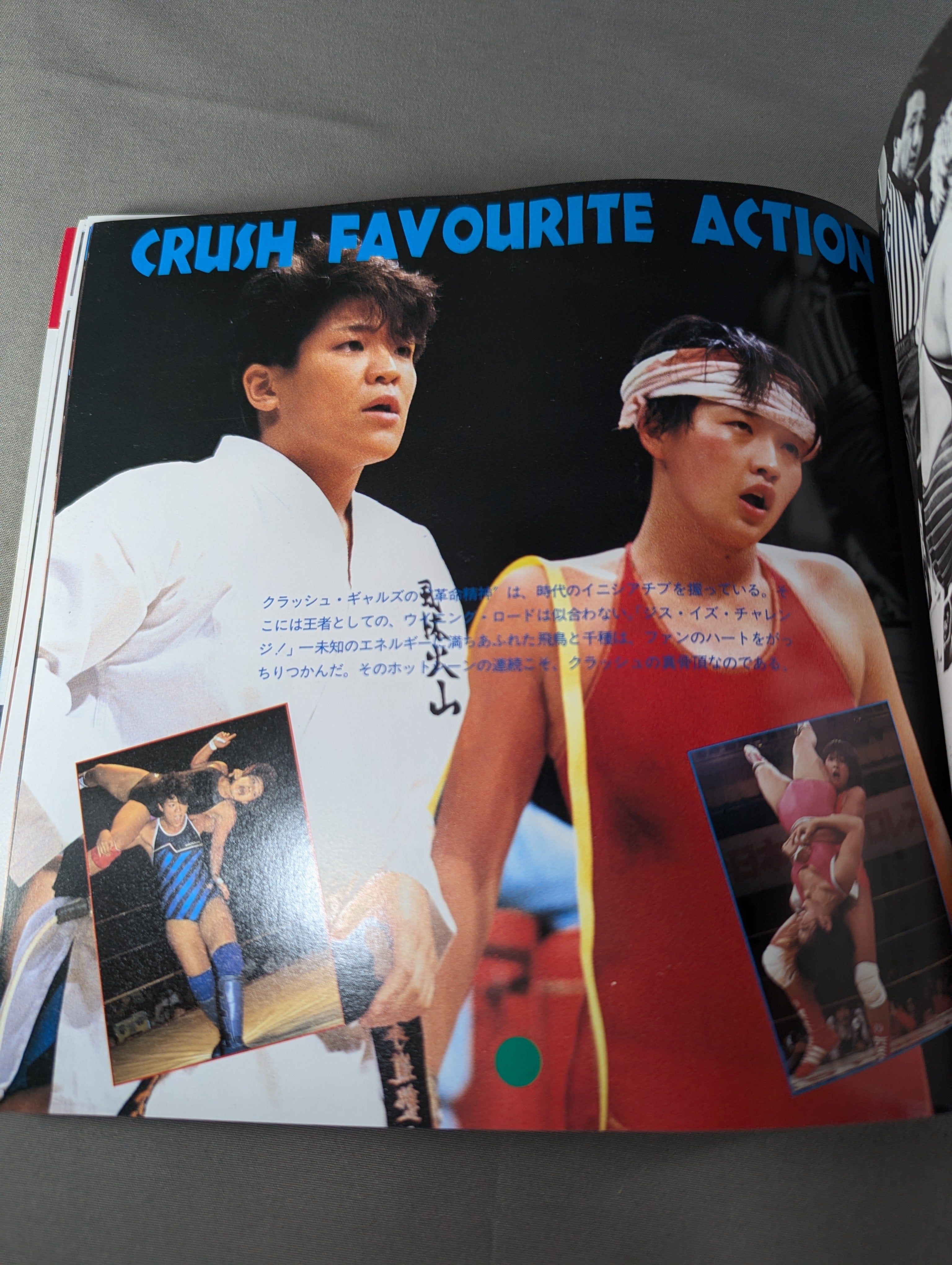 女子プロレス/クラッシュギャルズムック本6冊まとめ売り/1980年代昭和レトロ 女子プロレス/クラッシュギャルズムック本6冊まとめ売り/1980