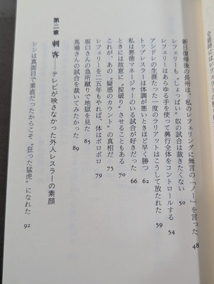プロレス  至近距離の真実  レフェリーだけが知っている表と裏