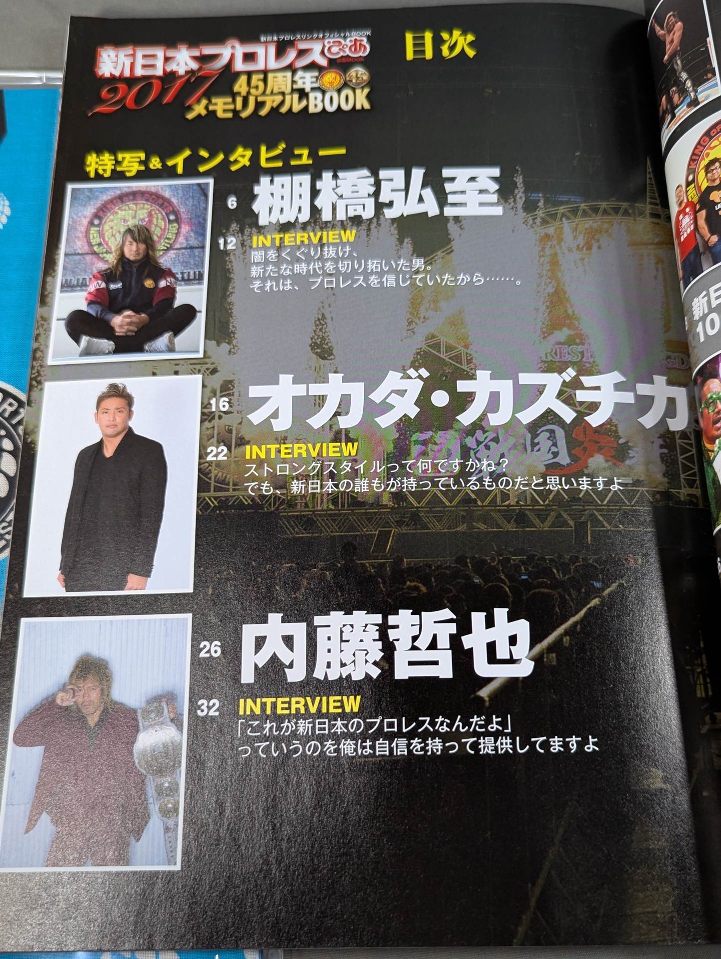 [With bandana] New Japan Pro Wrestling Pia 2017 45th Anniversary Memorial BOOK