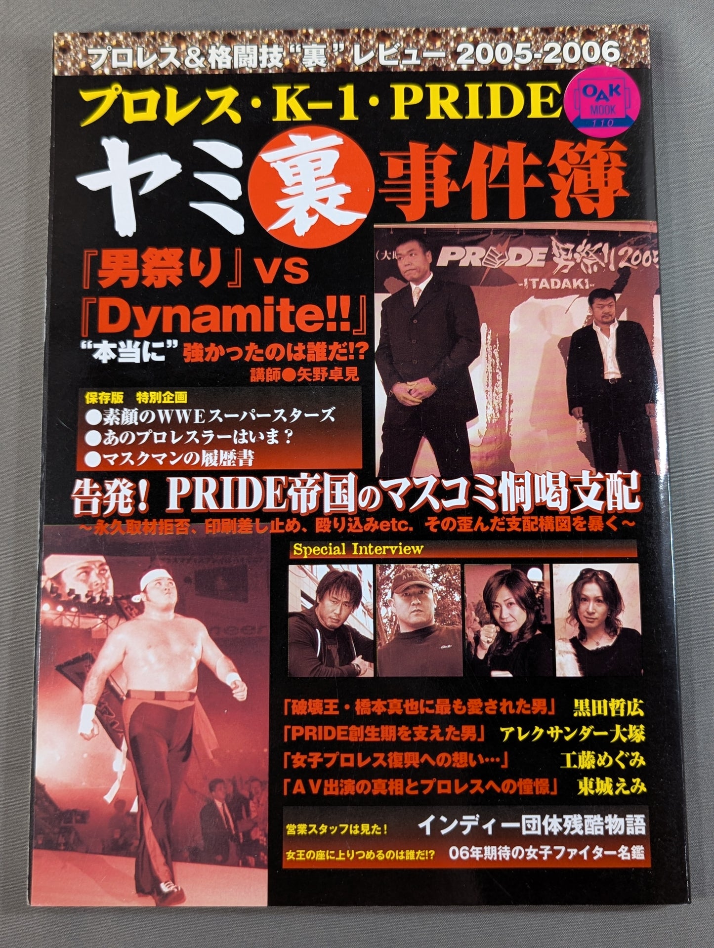 Pro Wrestling, K-1, PRIDE Secret Case Files