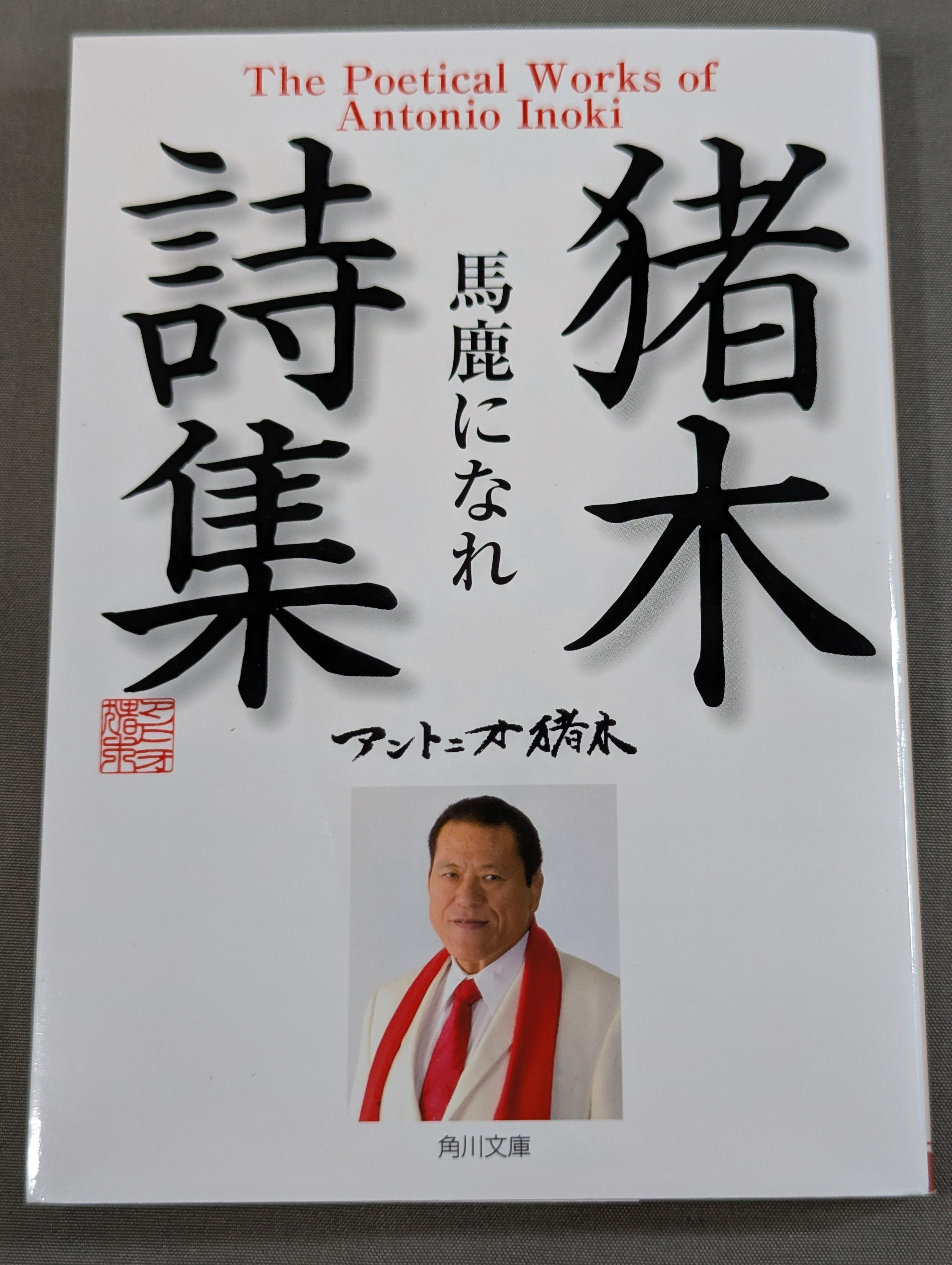 猪木詩集｢馬鹿になれ｣ – 闘道館