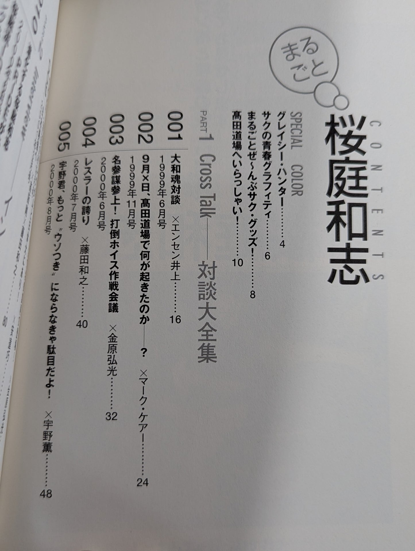 Marugoto Sakuraba Kazushi Gong Martial Arts 1999-2001