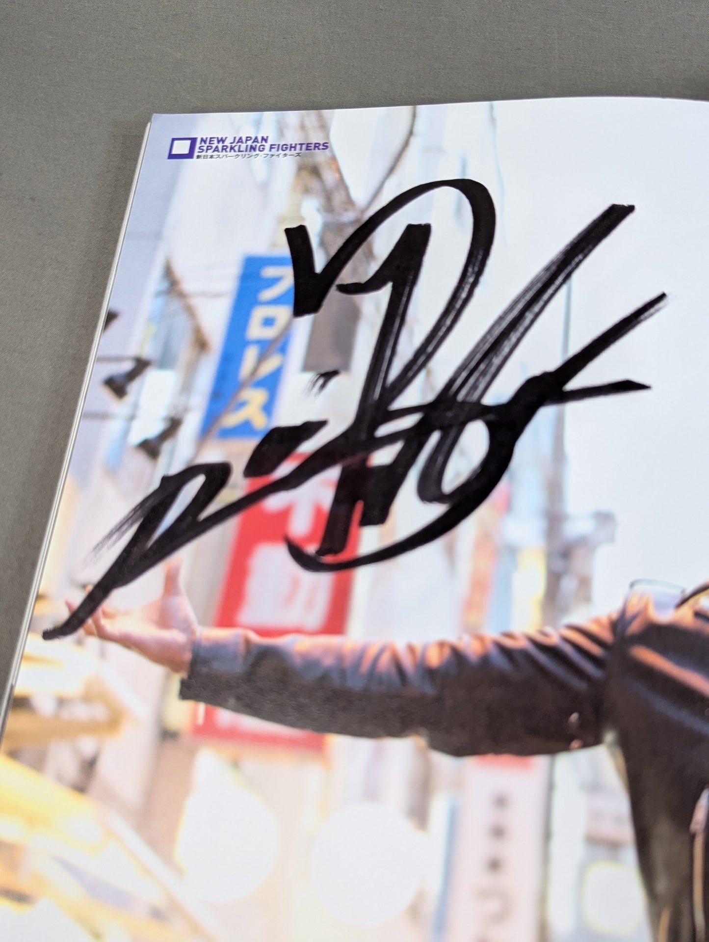 【オカダ・カズチカ 直筆サイン入り】新日本プロレスぴあ2016