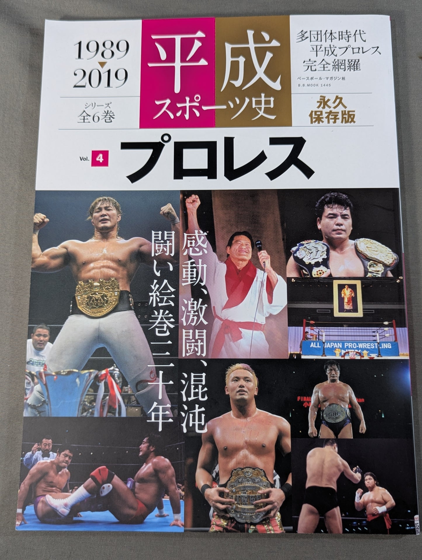 [Showa & Heisei 2-Book Set] The Turbulent History of Showa Sports [Pro Wrestling] & Heisei Sports History Permanent Preservation Edition Pro Wrestling Edition
