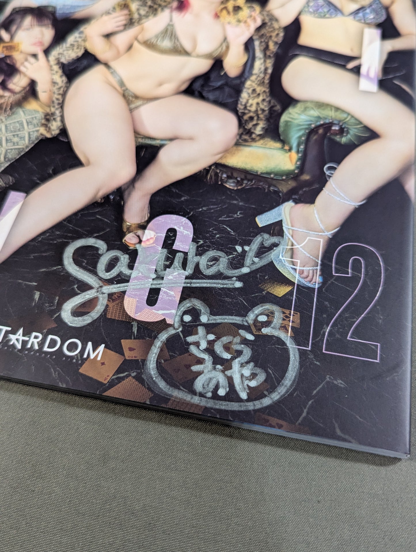 【AYA SAKURA  hand signed autograph 】STARDOM VISUAL BOOK Bikiniing 12