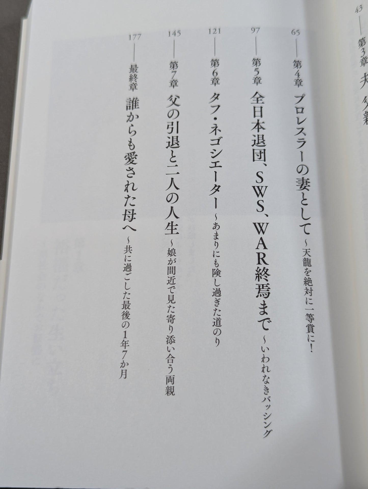 Tenryu Genichiro 's wife