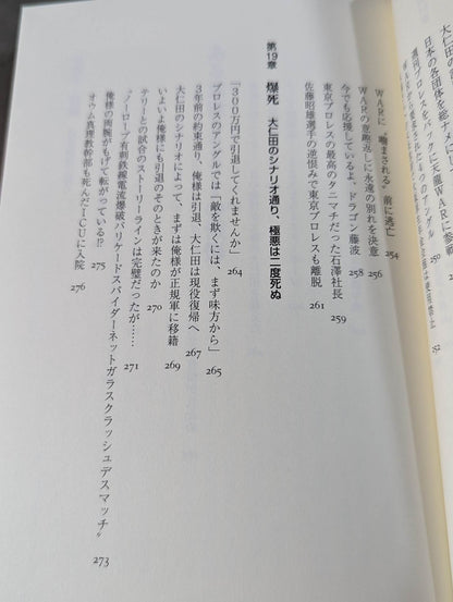 Confession of a villainous wrestler