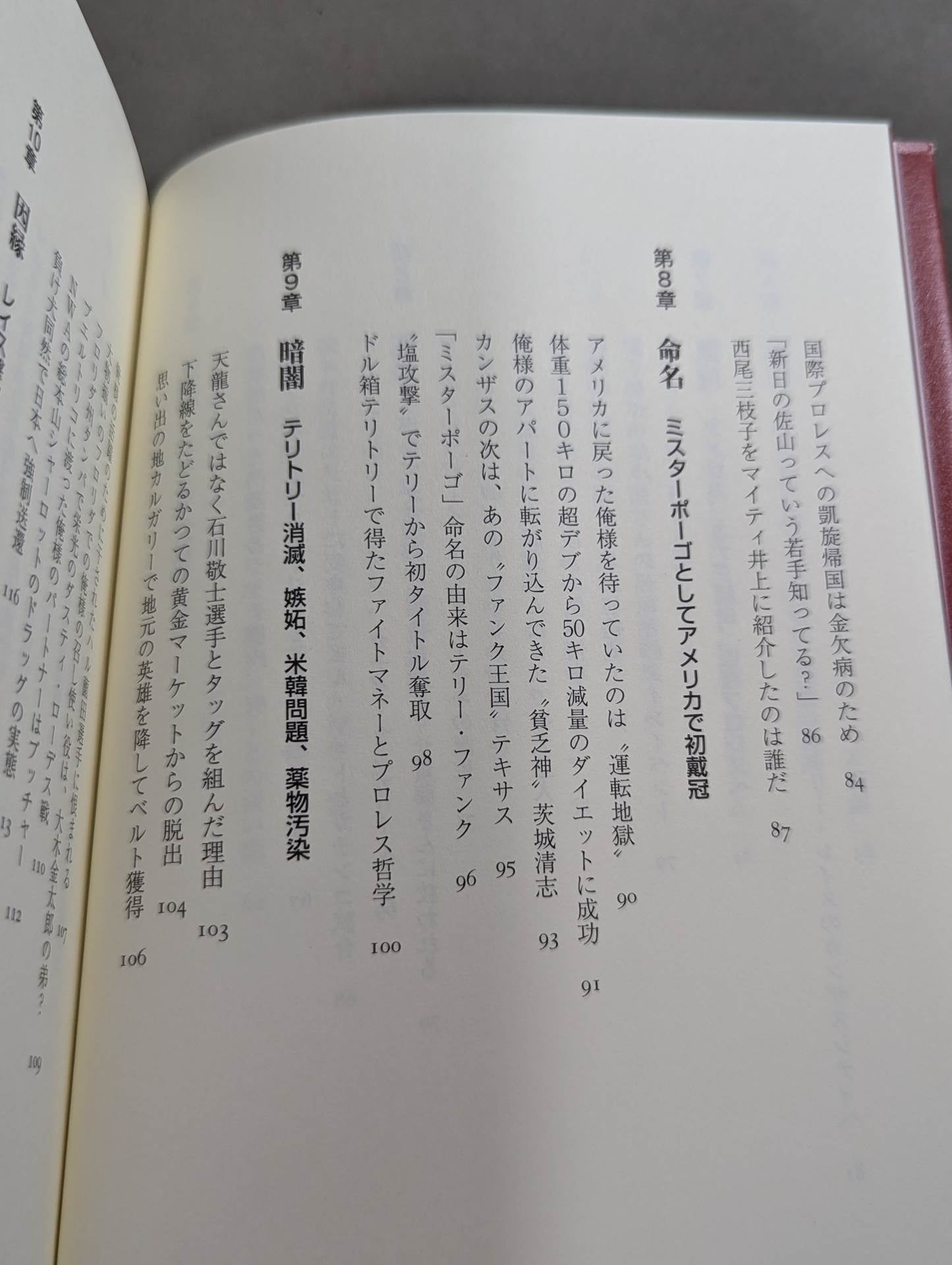 Confession of a villainous wrestler