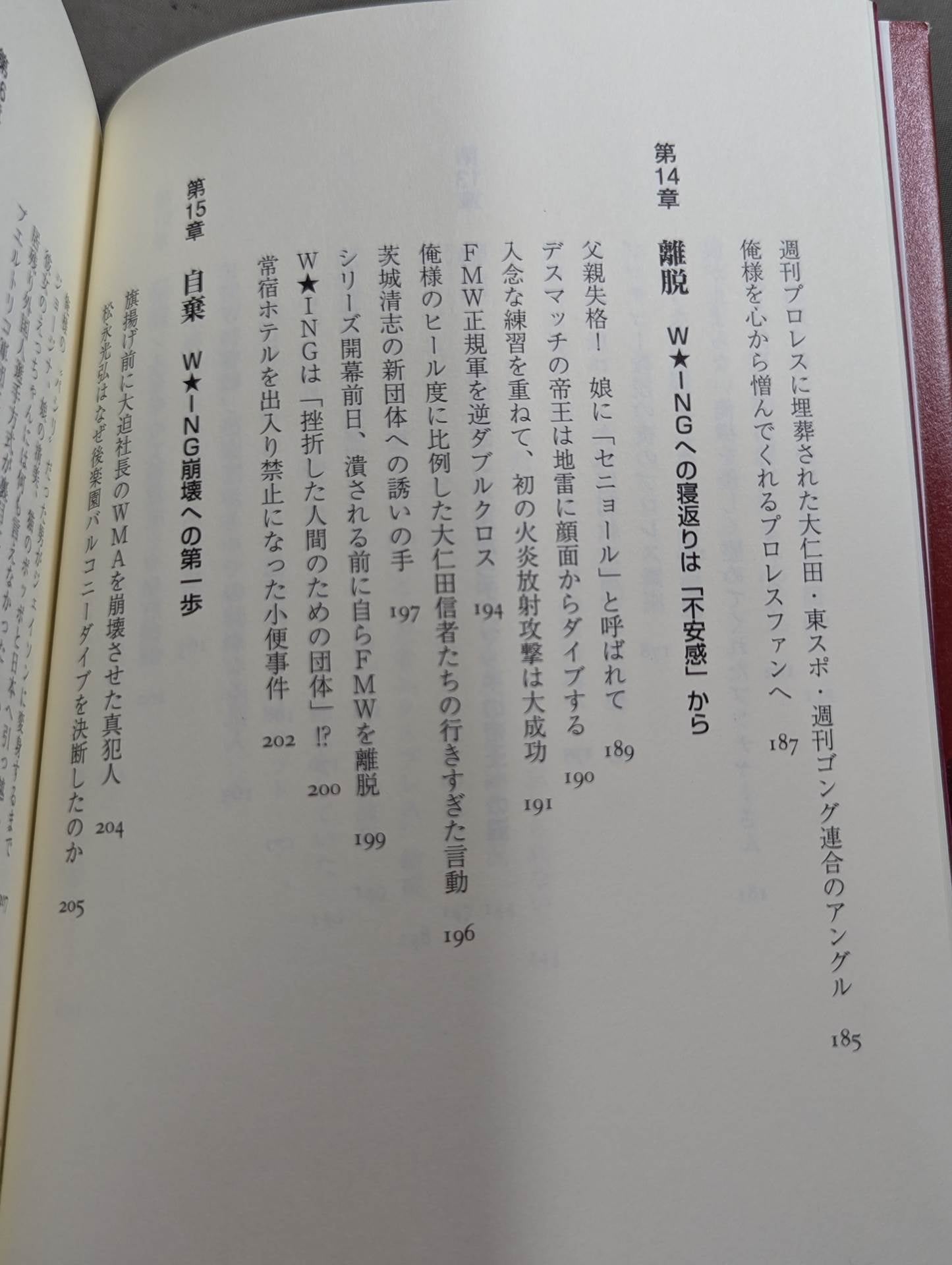 Confession of a villainous wrestler