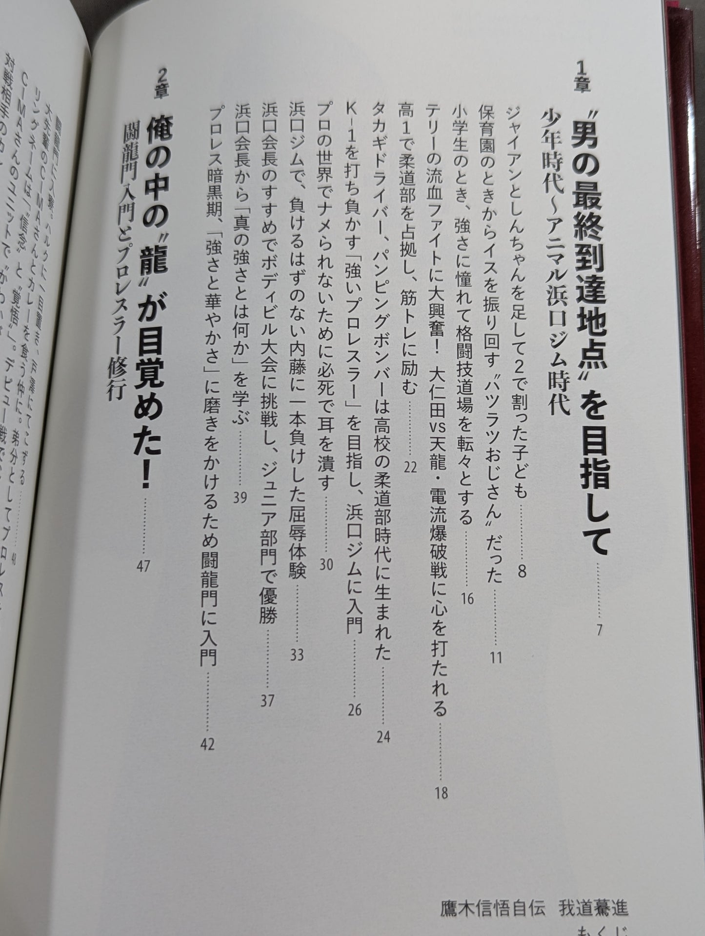 鷹木信悟自伝 我道驀進(がどうばくしん)