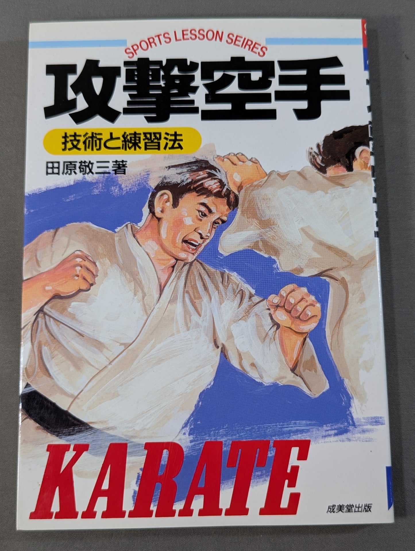 攻撃空手 技術と練習法(表紙イラスト)