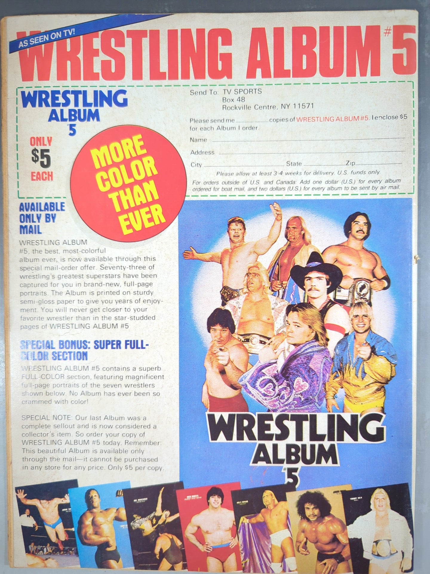 SPORTS REVIEW Wrestling 1984年10月号