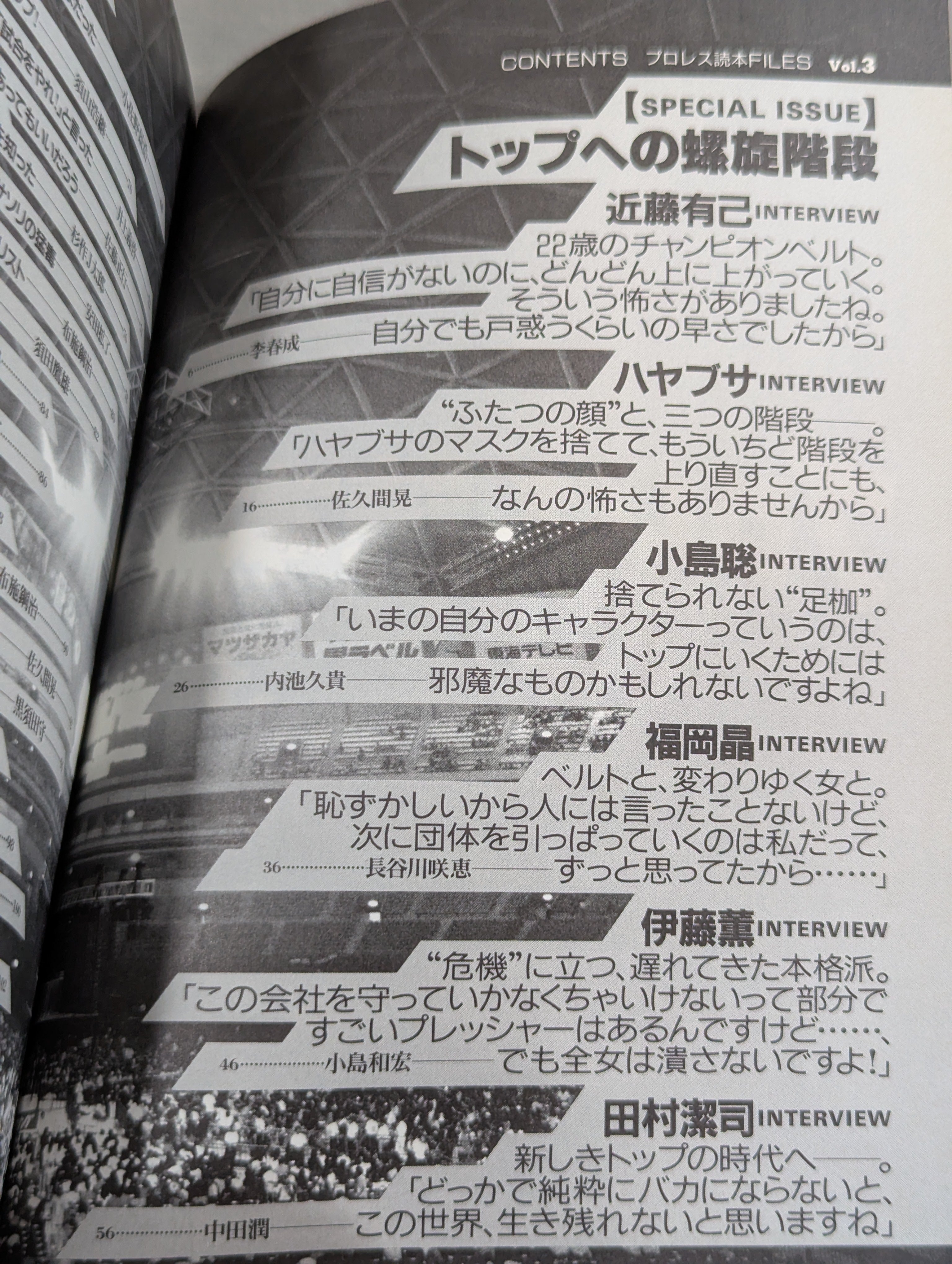 別冊宝島 特別編集 プロレス読本Files Vol.3 – 闘道館