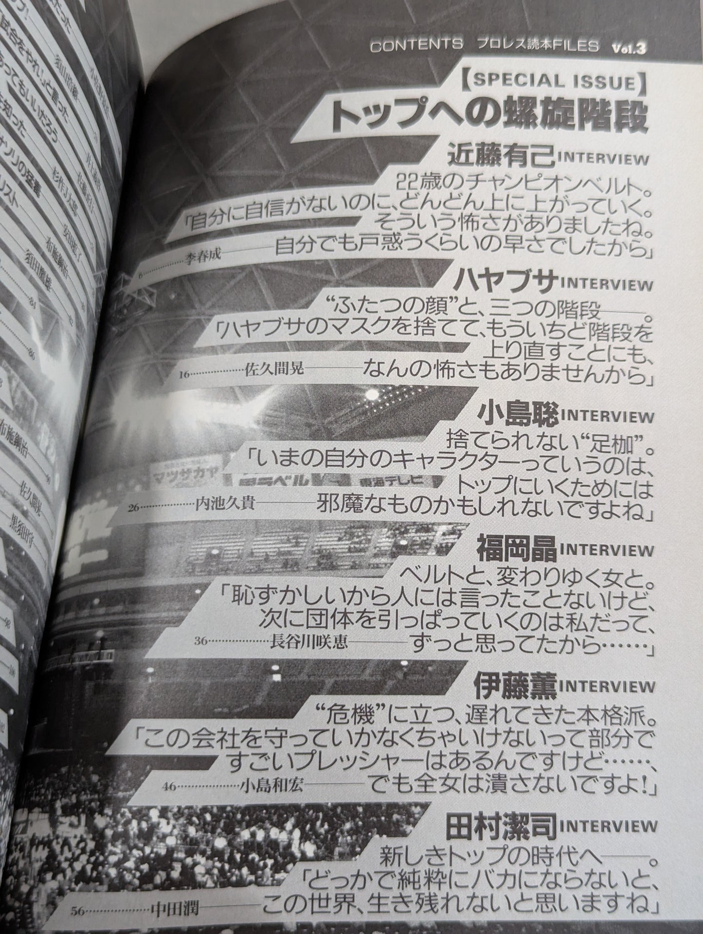 Bessatsu Takarajima Special Edition Pro Wrestling  Reader Files Vol.3