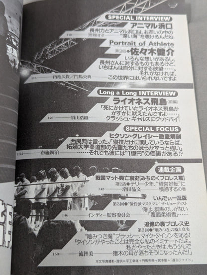 Bessatsu Takarajima Special Edition Pro Wrestling  Reader Files Vol.3